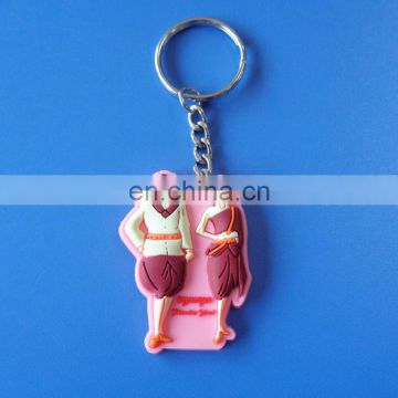 wedding party decoration souvenir gifts national feature couple customized soft PVC keychain