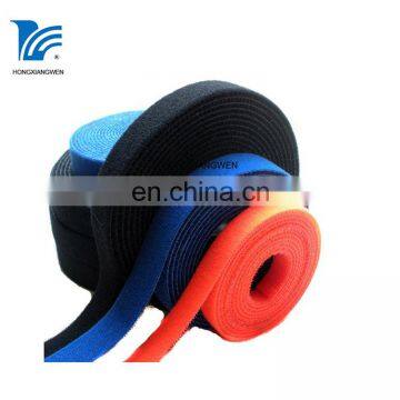 Customized cable tie roll hook microsoft loop magic tape roll