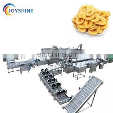 professional banana processing line input 1000kg banana chips machine