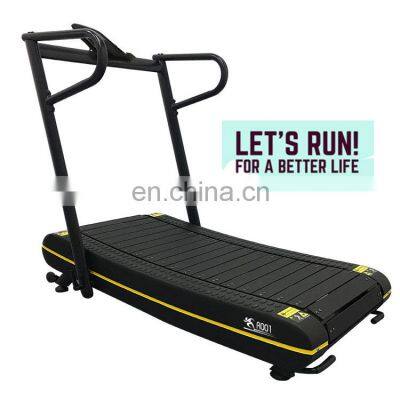 Wholesale New Arrival Trademill Running Machine Curved Treadmill for  Home use gym fitness