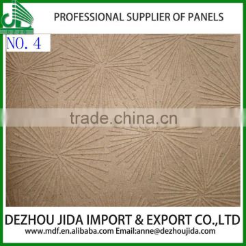 Embossed Decorative Hard Board 3mm For Wall Panel
