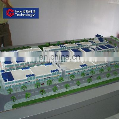 Project factory architectural building Scale Model with led lighting