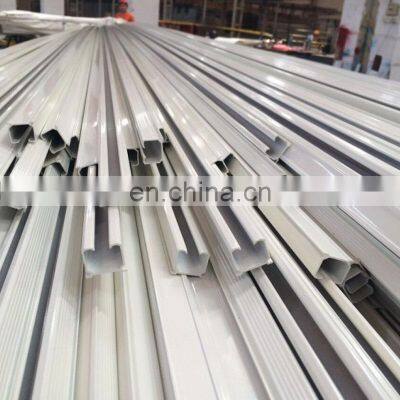 Powder Coating Aluminium sliding Curtain Track Profile for Hanging Rail