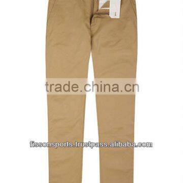 Beige Cotton Chino trouser