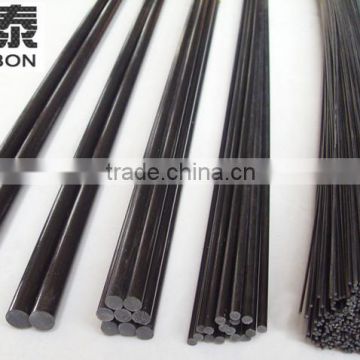 Solid (FRP) pultrusion carbon fiber composite rods 15mm MOQ based on 50 meters