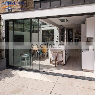 Top Quality Aluminum Interior Glass Double Tempered Glass Sliding Glass Doors