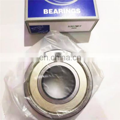China Hot sales Double Row Angular Contact Ball Bearing 5307MFF bearing with Double Shield size 35*80*34.9mm