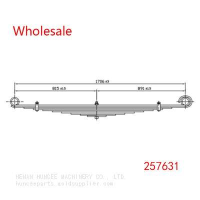 257631 Heavy Duty Vehicle Front Wheel Spring Arm Leaf Spring Wholesale for Volvo