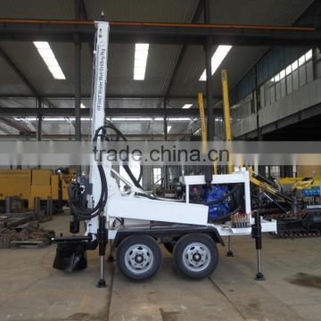HF150T Efficient Water Well Drilling Machine on Trailer