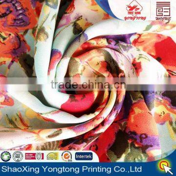 chiffon flower printed by shaoxing supplier alibaba china