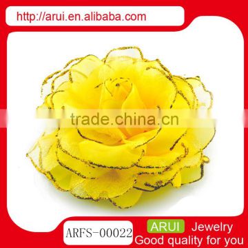Wholesale China hair jewelry big pageant rose flower pin and brooch