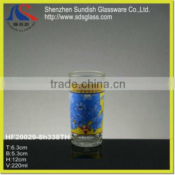 printed glass cup HF20029-88H338TH