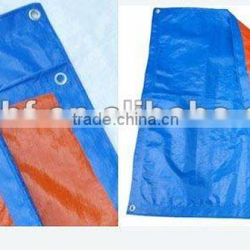210gsm blue and orange tent tarpaulin&polypropylene waterproof tarpaulin