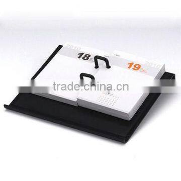 black acrylic calendar with hot-bend forming