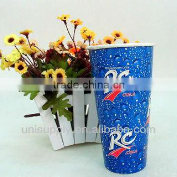 Eco-friendly 22 oz Single Wall Paper Cup For Coffee