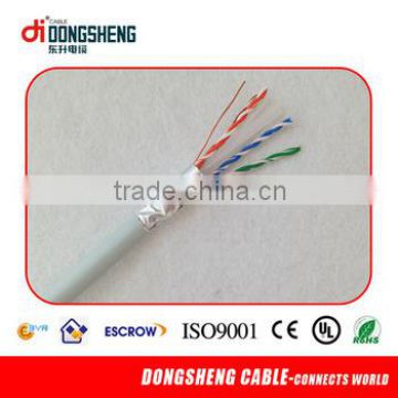 1000ft 0.57mm 23AWG 4 Pairs outdoor cat6 ftp cable