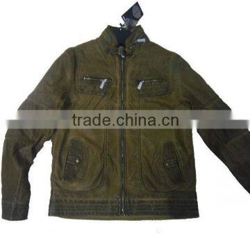 Men fashion leather jacket for 2013