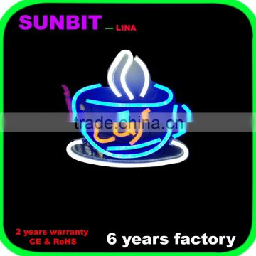 mini size8*20mm led neon flex ip68 rotating light sign