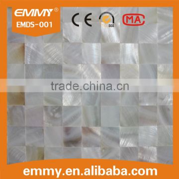 China manufacturer fresh water mosaic natural white mother of pearl mosaics with low price for sale