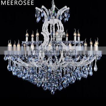 Blue Color Maria Theresa Crystal Chandelier Lamp/light/Lighting Fixture Large White Chandelier Lusters