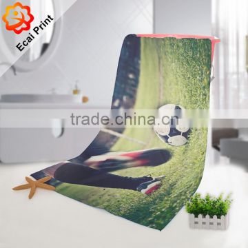 Colorful colors faleless heat transfer printed promotional sport towel