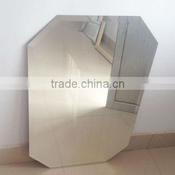 float glass mirror with bavel edge for decoration