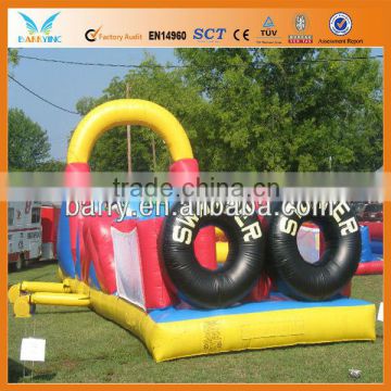 Newly designed inflatable obstacle wipeout