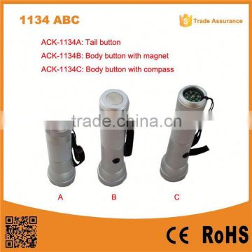 ACK-1134ABC Cheapest Series 1W bulb LED Light Aluminum hunting search light