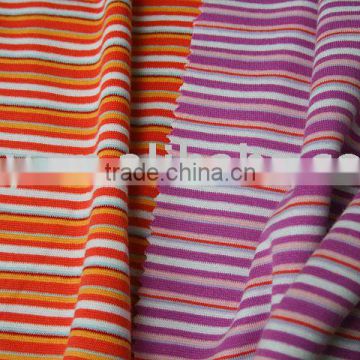 Yarn-dyed Spandex rib fabric