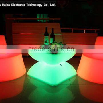 Cheap remote control illuminated rechargeable mobile portable used bar furniture for hotel wedding table