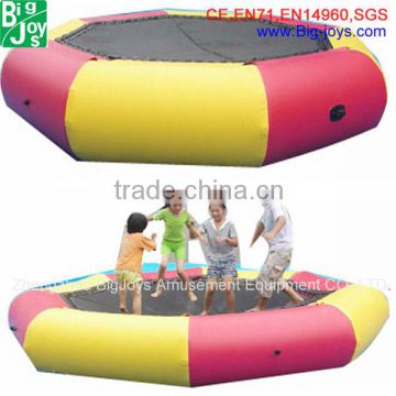 inflatable sea trampoline for sale, inflatable floating water trampoline