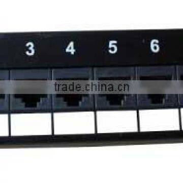 Cat5e 8 port patch panel 10 inch