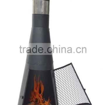 Metal chimney grills charcoal fire pit