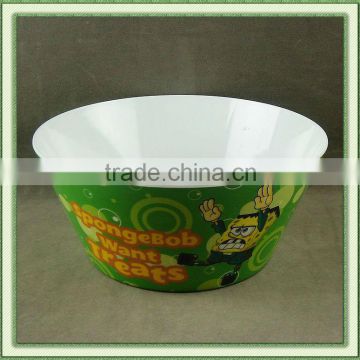 10" melamine popcorn bucket popcorn bowl