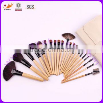 21 pcs professional makeup brush set with wood handle