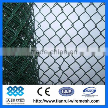 PVC coated/galvanized chain link fence/ diamond fence