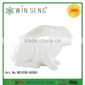 newest and high quality of the ceramic home decoration with the rabbit design for