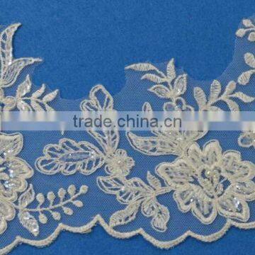 High level hot selling trimming border lace with promotional price
