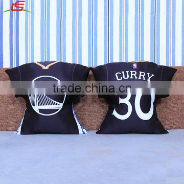 custom nba polo shirt shape warrior Stephen Curry sofa cushion