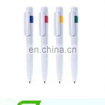 Plastic white color ball pen