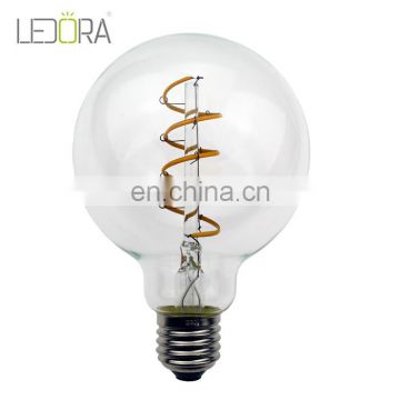 New design decorative light vintage led lamp 110v spiral led light bulb
