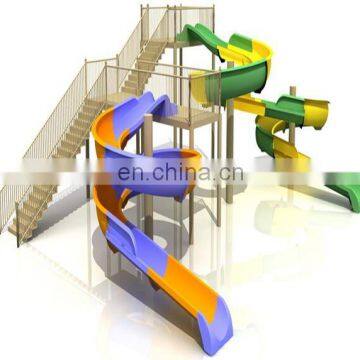 Water park equipment used slide fiberglass