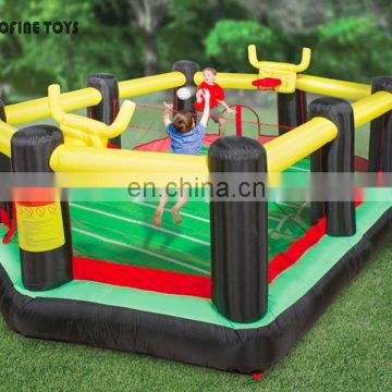 backyard sports inflatable volleyball court field