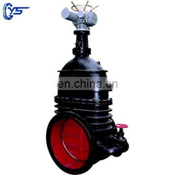 Alibaba Quality Supplier ductile iron body  motorized gate valve flange