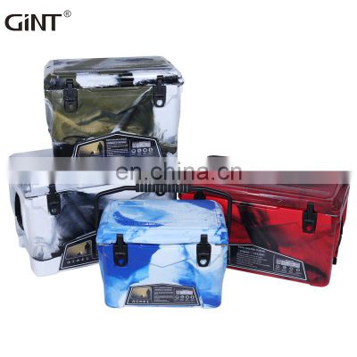 GiNT 35QT Wholesale Camouflage Printing Mixed Color Hard Cooler Ice Chest Rotomolded Cool Cooler Box Ice Cooler Boxes