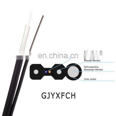 Wholesale 2/4/6/8/12 Core G657a2 Lszh Bow Type Figure 8 Ftth Drop Wire Cable Manufacturer In China