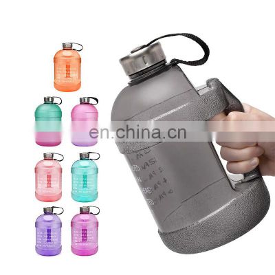 hot selling 32oz custom protein glitter large capacity wide mouth colorful poly clear fitness bottle