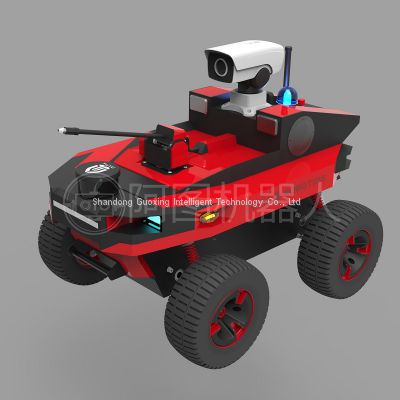 Autonomous Wheel Security Patrol Robot indoor and outdoor defense and investigation tasks