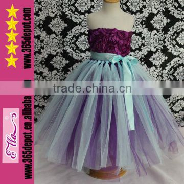 Latest Design Rainbow Tutu Dress Tulle Girls Tutu Ball Gowns for 1-13 Year Old Girl