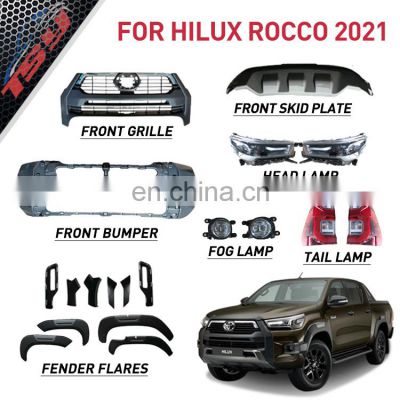 Body Kits For Toyota Hilux Rocco 2021 With Led Lamp Accessories